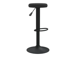 Juego de 2 Taburetes de cocina terciopelo negro ES39184