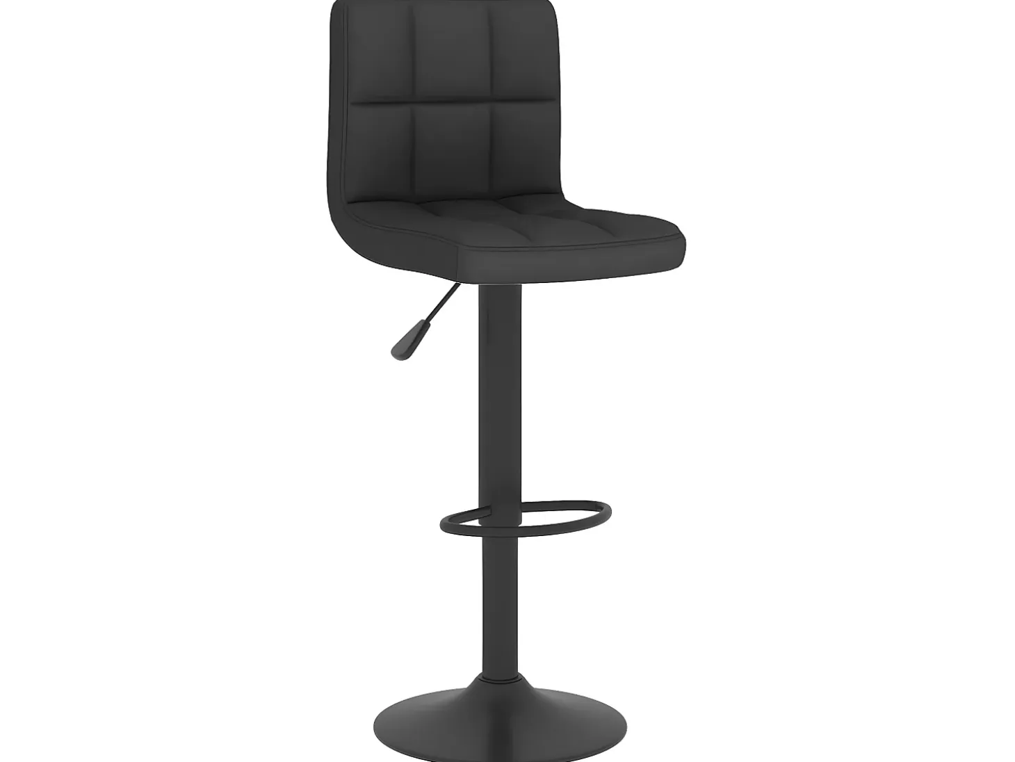 Juego de 2 Taburetes de cocina tela negro ES27486