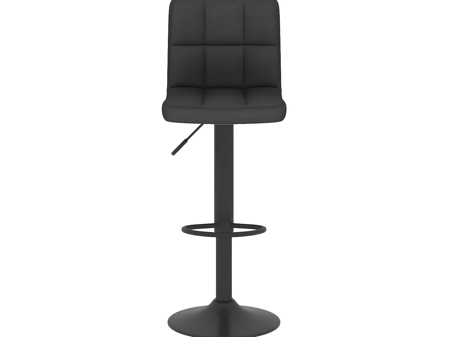 Juego de 2 Taburetes de cocina tela negro ES27486