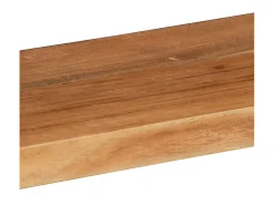 Juego de estantes cubo de pared 3 pzas madera maciza de acacia ES90689