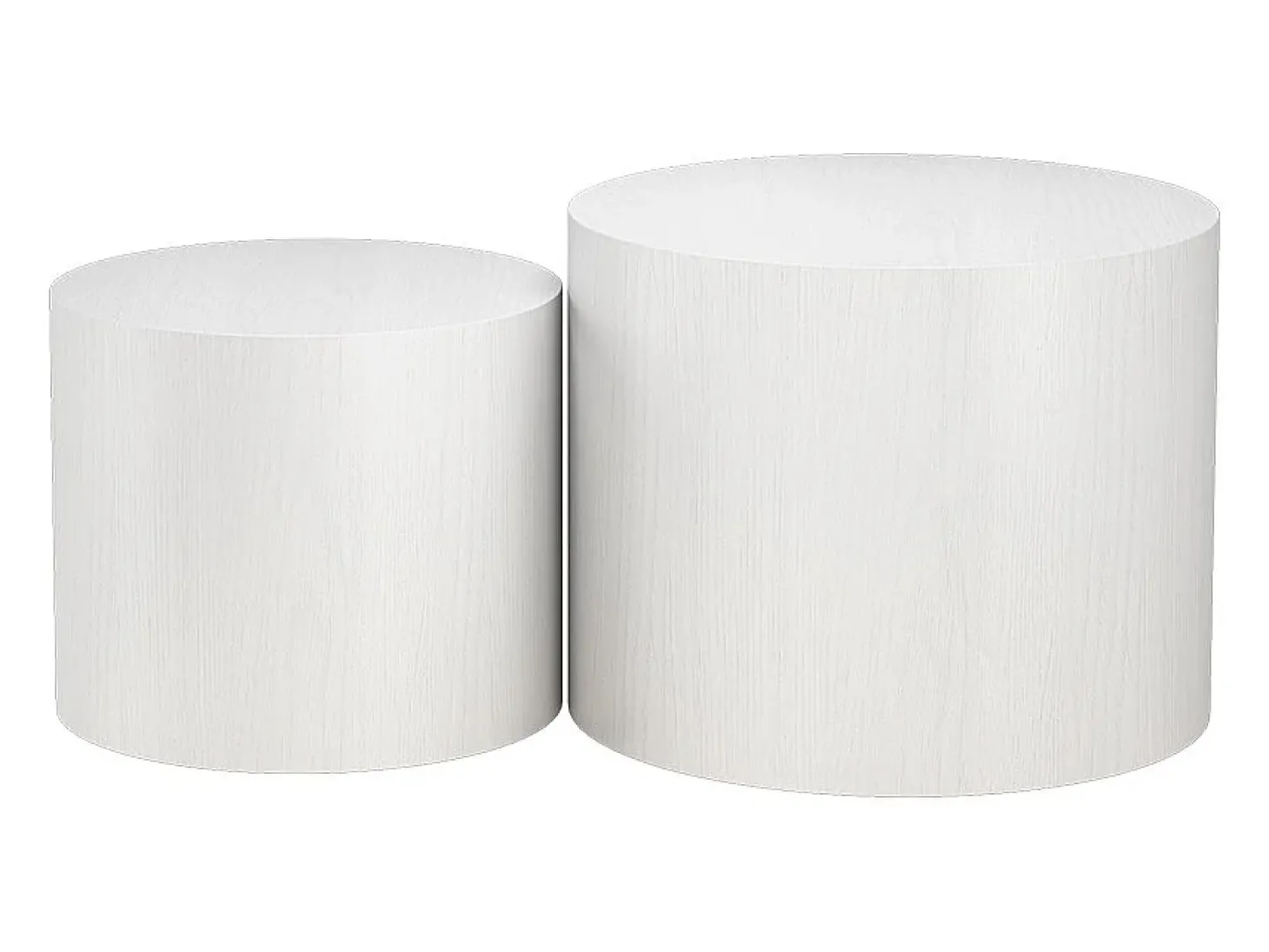Juego de mesa de centro blanco 48x48x38 giva