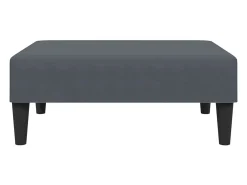 Juego de sofás con cojines 2 piezas terciopelo gris oscuro