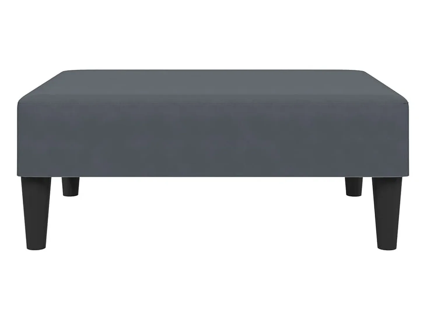 Juego de sofás con cojines 2 piezas terciopelo gris oscuro