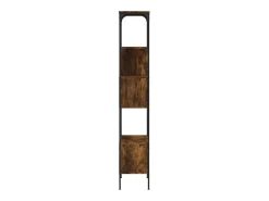 Jytte Librería de 5 estantes madera ingeniería roble ahumado
