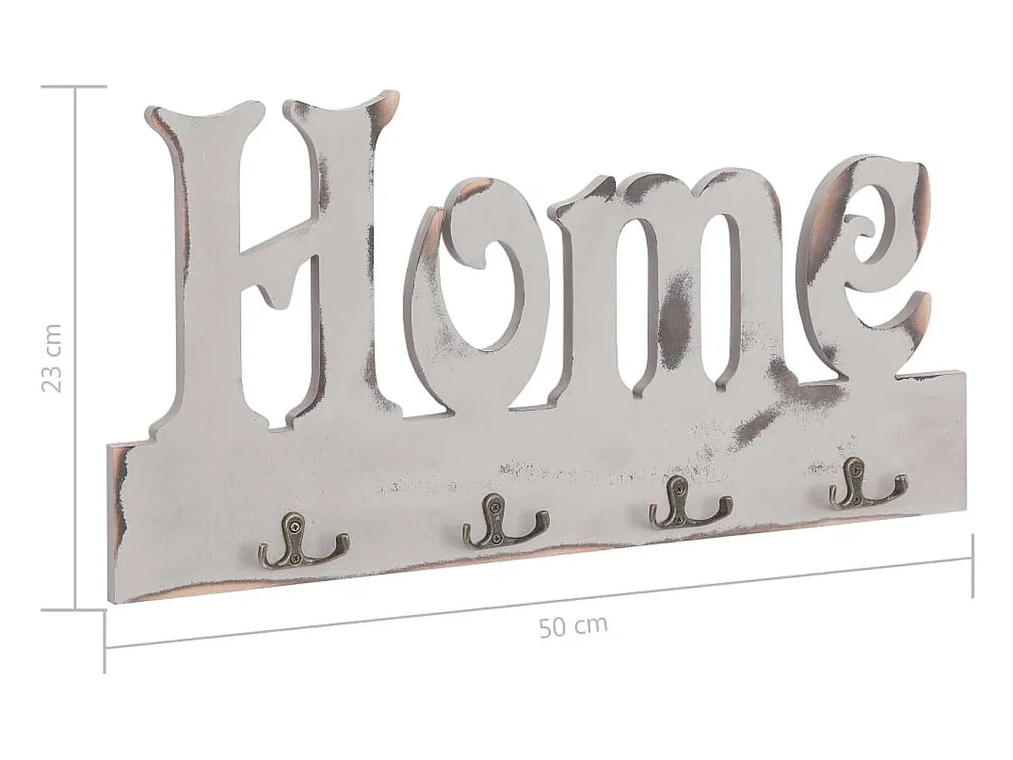 Kadri Perchero de pared HOME 50x23 cm