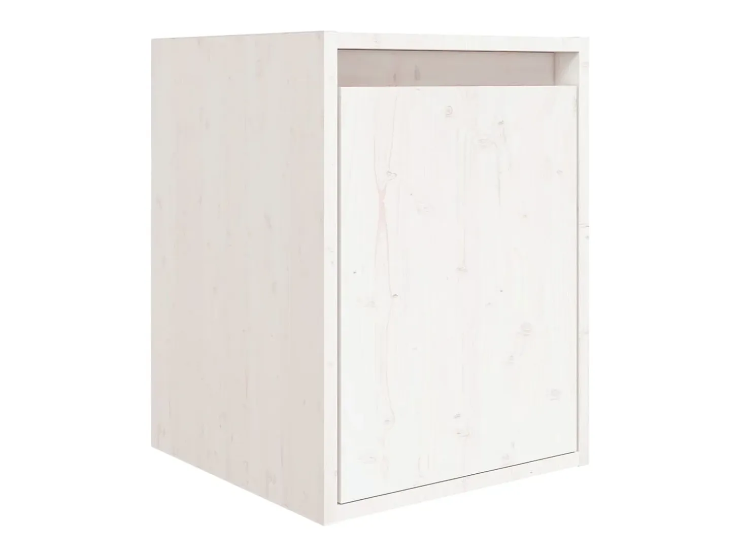 Keegan Muebles para TV 8 piezas madera maciza de pino blanco