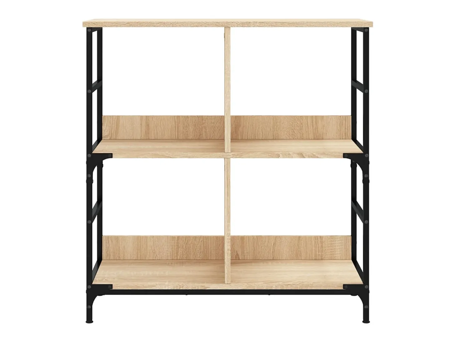 Keith Estantería de madera de ingeniería roble Sonoma 78,5x33x82 cm