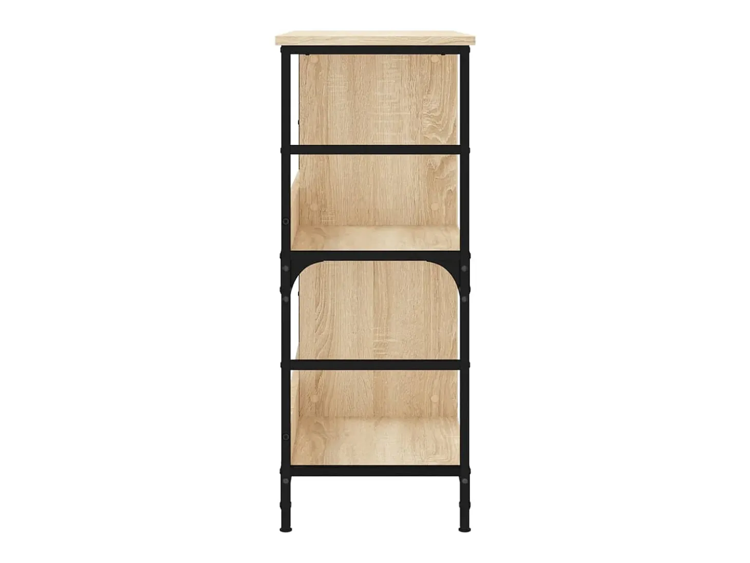 Keith Estantería de madera de ingeniería roble Sonoma 78,5x33x82 cm