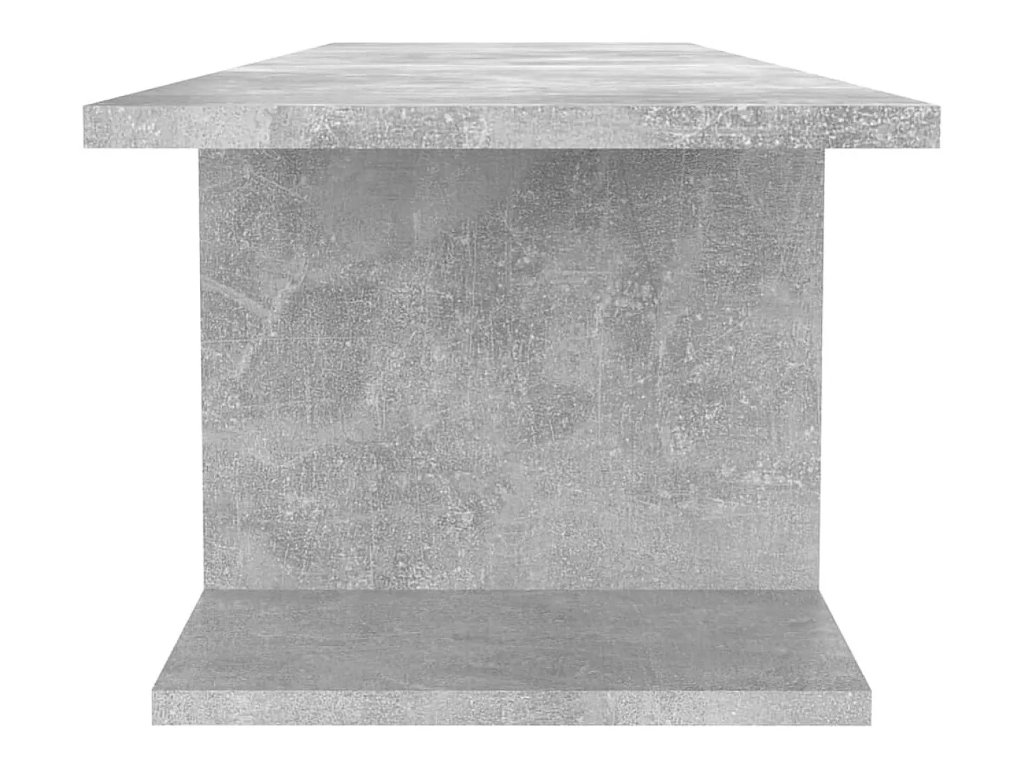 Kiandra Mueble de TV de pared gris hormigón 103x30x26,5 cm