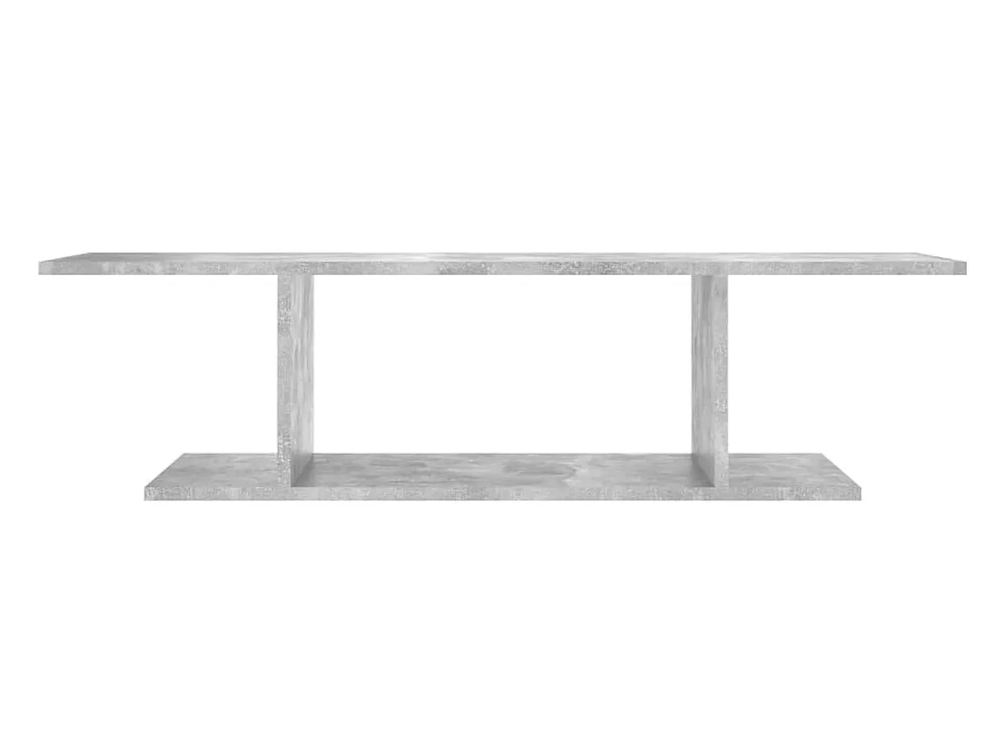 Kiandra Mueble de TV de pared gris hormigón 103x30x26,5 cm