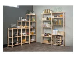 Kit de estantería profundidad 30 cm Natura 5 estantes