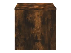 Kobe Mueble de TV madera de ingeniería roble ahumado 120x40x40 cm