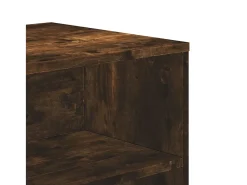 Kobe Mueble de TV madera de ingeniería roble ahumado 120x40x40 cm