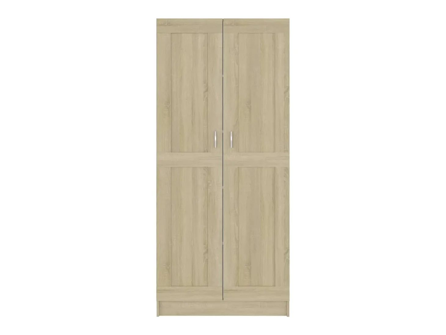 Krimpen aan den IJssel Armario de libros contrachapada color roble 82,5x30,5x185,5 cm
