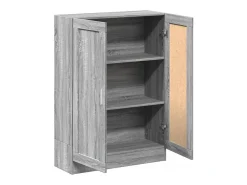 Krimpen aan den IJssel Armario de madera de ingeniería gris sonoma 82,5x30,5x115 cm