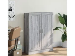Krimpen aan den IJssel Armario de madera de ingeniería gris sonoma 82,5x30,5x115 cm