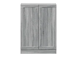 Krimpen aan den IJssel Armario de madera de ingeniería gris sonoma 82,5x30,5x115 cm