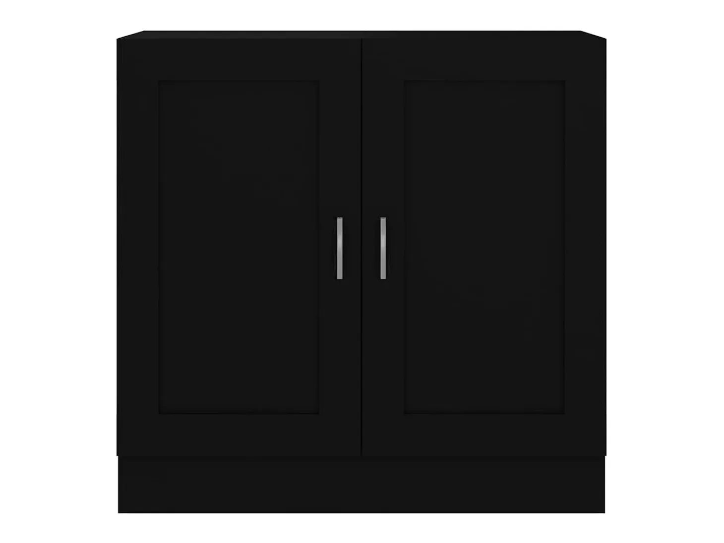 Krimpen aan den IJssel Armario de libros madera contrachapada negro 82,5x30,5x80 cm