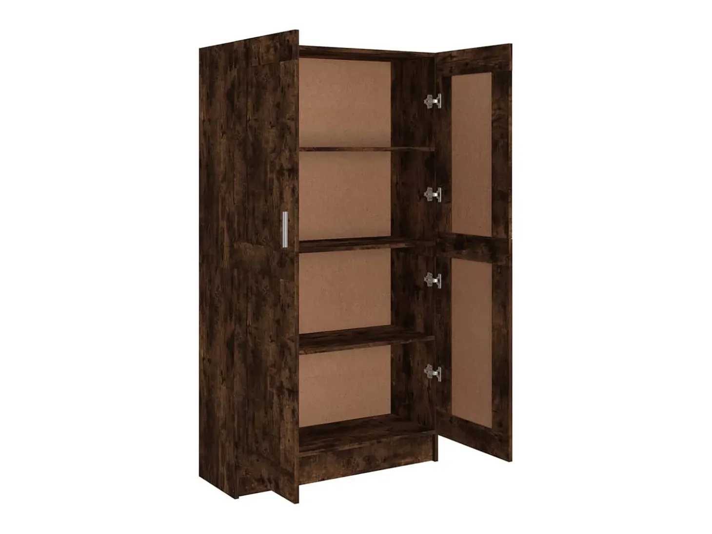 Krimpen aan den IJssel Armario libros madera contrachapada roble humo 82,5x30,5x150 cm