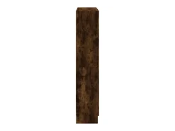 Krimpen aan den IJssel Armario libros madera contrachapada roble humo 82,5x30,5x150 cm