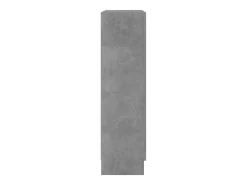 Krimpen aan den IJssel Armario de libros contrachapada gris hormigón 82,5x30,5x11 cm
