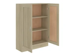 Krimpen aan den IJssel Estantería madera contrachapada color roble 82,5x30,5x115 cm