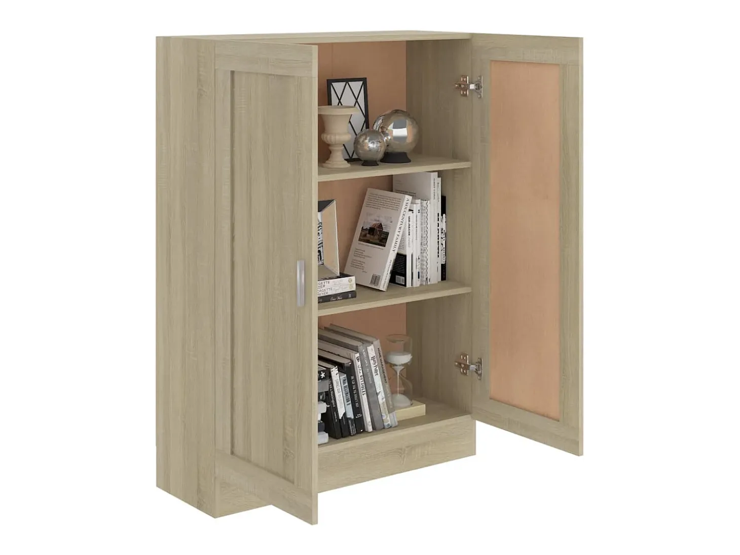 Krimpen aan den IJssel Estantería madera contrachapada color roble 82,5x30,5x115 cm