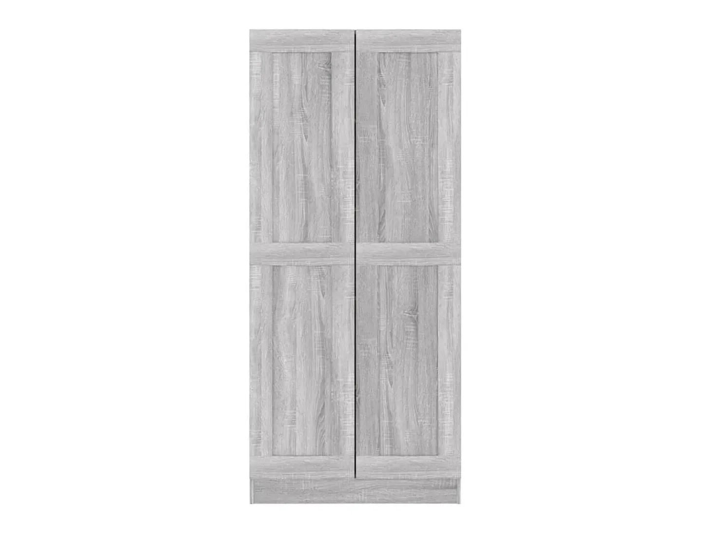 Krimpen aan den IJssel Estantería madera contrachapada gris Sonoma 82,5x30,5x185,5 cm