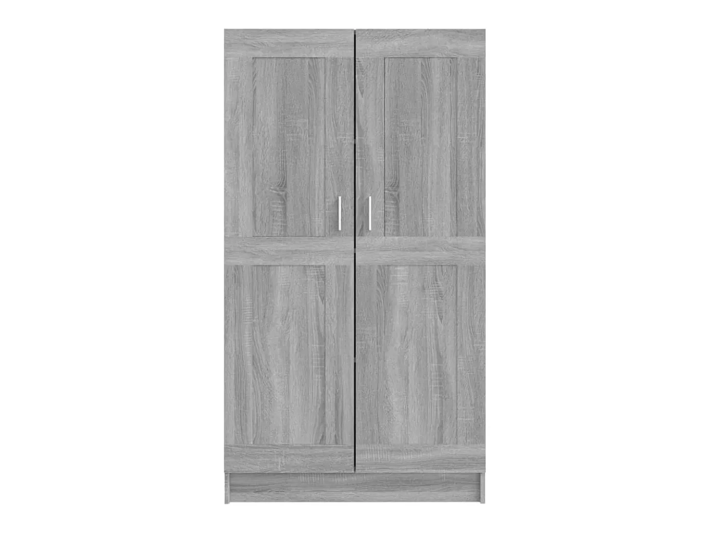 Krimpen aan den IJssel Estantería madera contrachapada gris Sonoma 82,5x30,5x150 cm