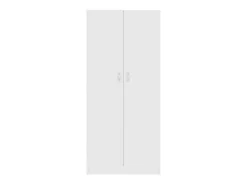 Krimpen aan den IJssel Librería de madera de ingeniería blanco 82,5x30,5x185,5 cm