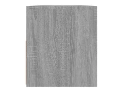 Kristineberg Mueble de TV con luces LED gris Sonoma 90x35x40 cm