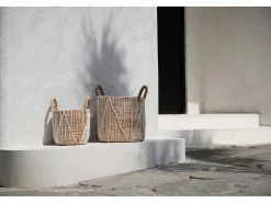 La Cesta De Macramé Con Costura Recta - L