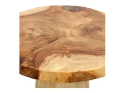 La Mesa Auxiliar Cónica De Madera - Natural - 50