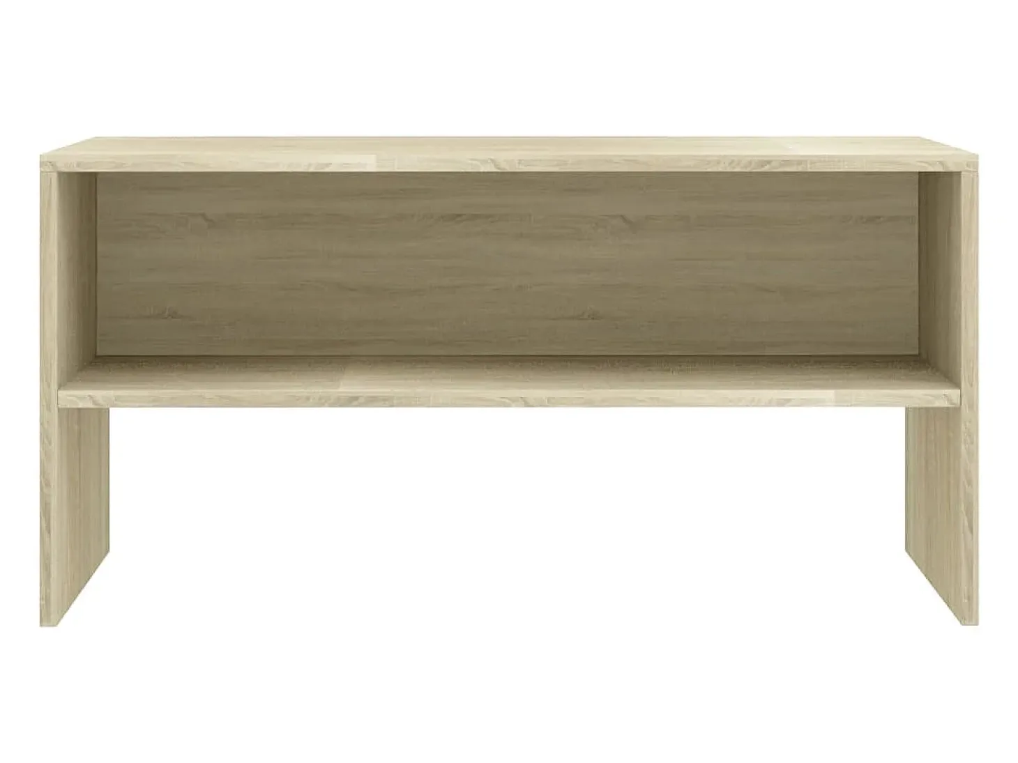 Lackland AFB Mueble de TV madera contrachapada roble Sonoma 80x40x40cm
