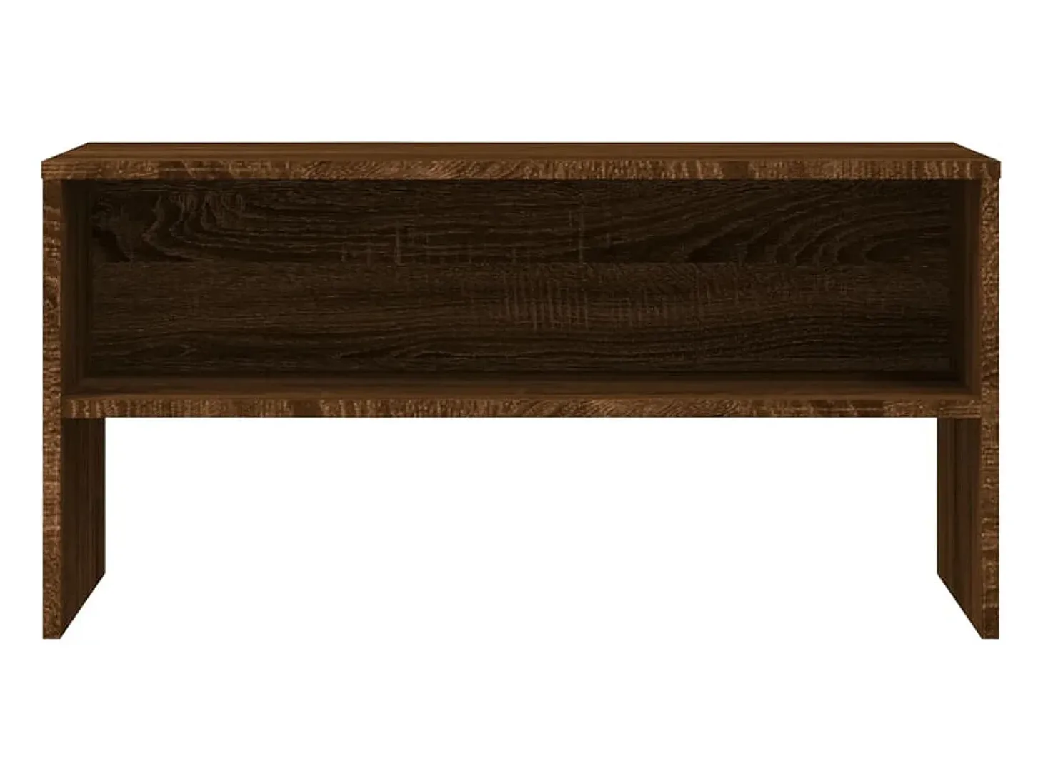 Lackland AFB Mueble de TV madera de ingeniería marrón roble 80x40x40 cm