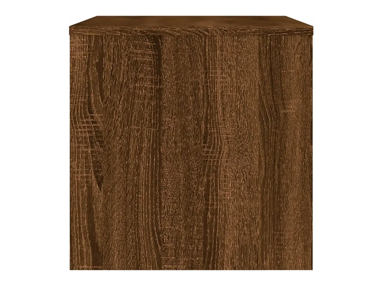 Lackland AFB Mueble de TV madera de ingeniería marrón roble 80x40x40 cm