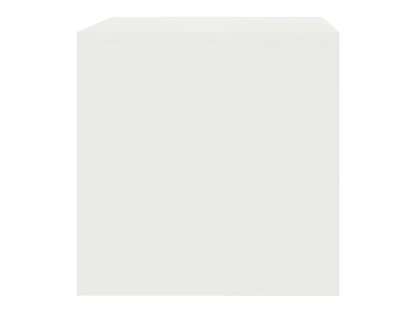 Lackland AFB Mueble para TV madera contrachapada blanco 80x40x40 cm