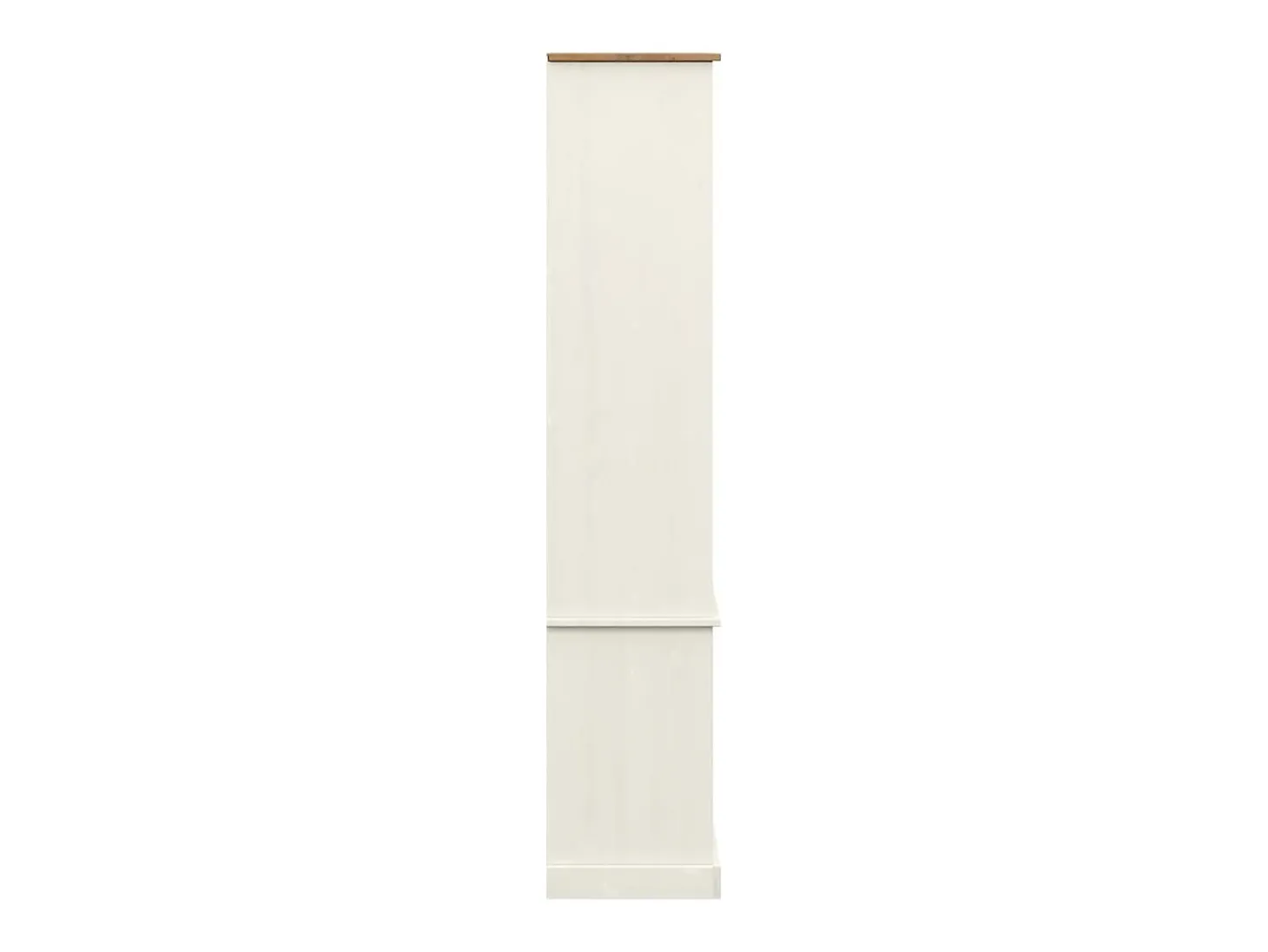 Larindor Librería VIGO madera maciza de pino blanco 85x35x170 cm