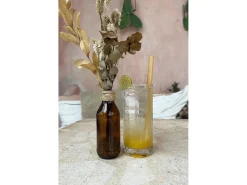 Las Pajitas de Bambú - Juego de 10 Con Cepillo de Limpieza