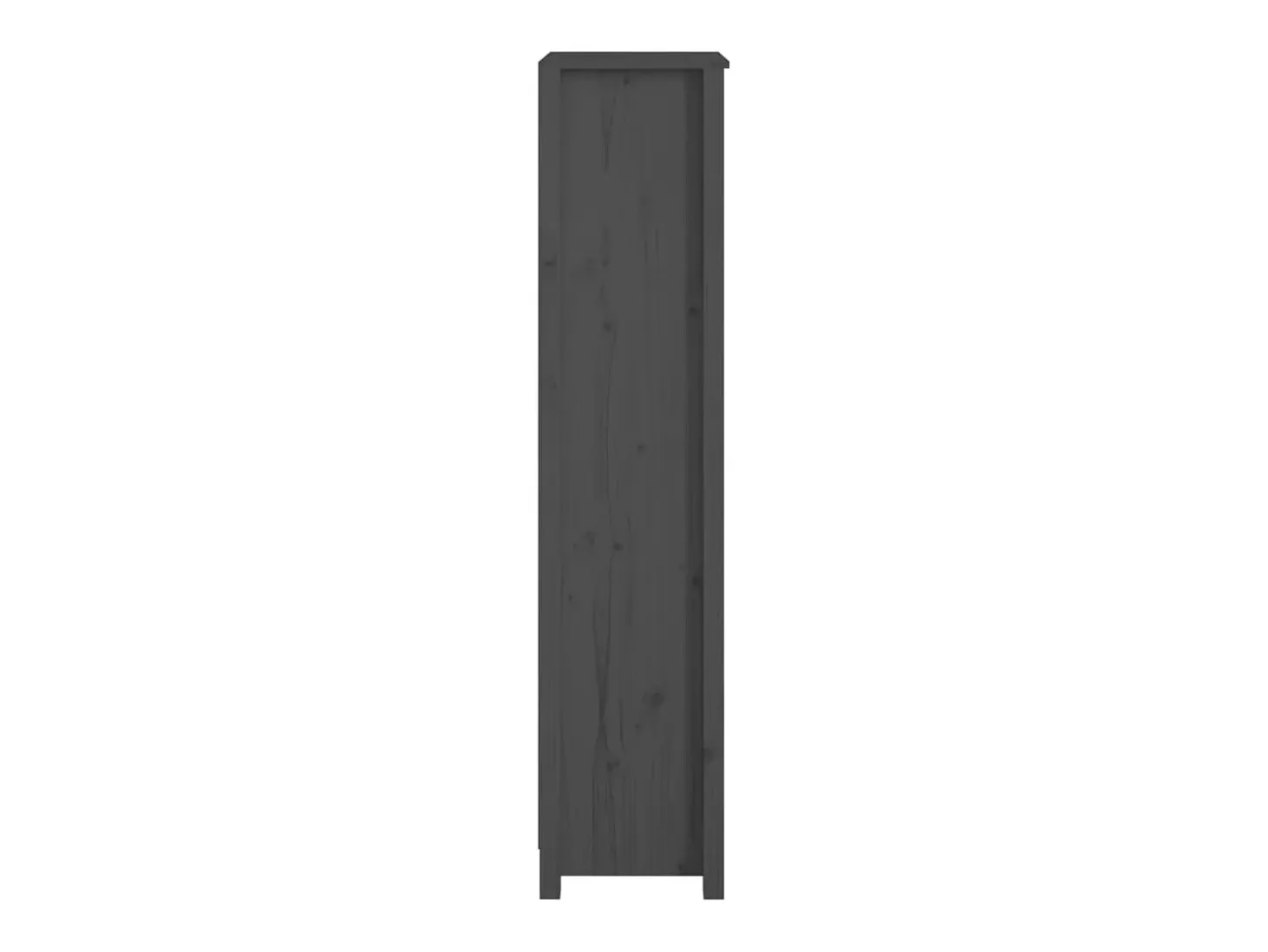 Laurens Estantería madera maciza de pino gris 50x35x154 cm
