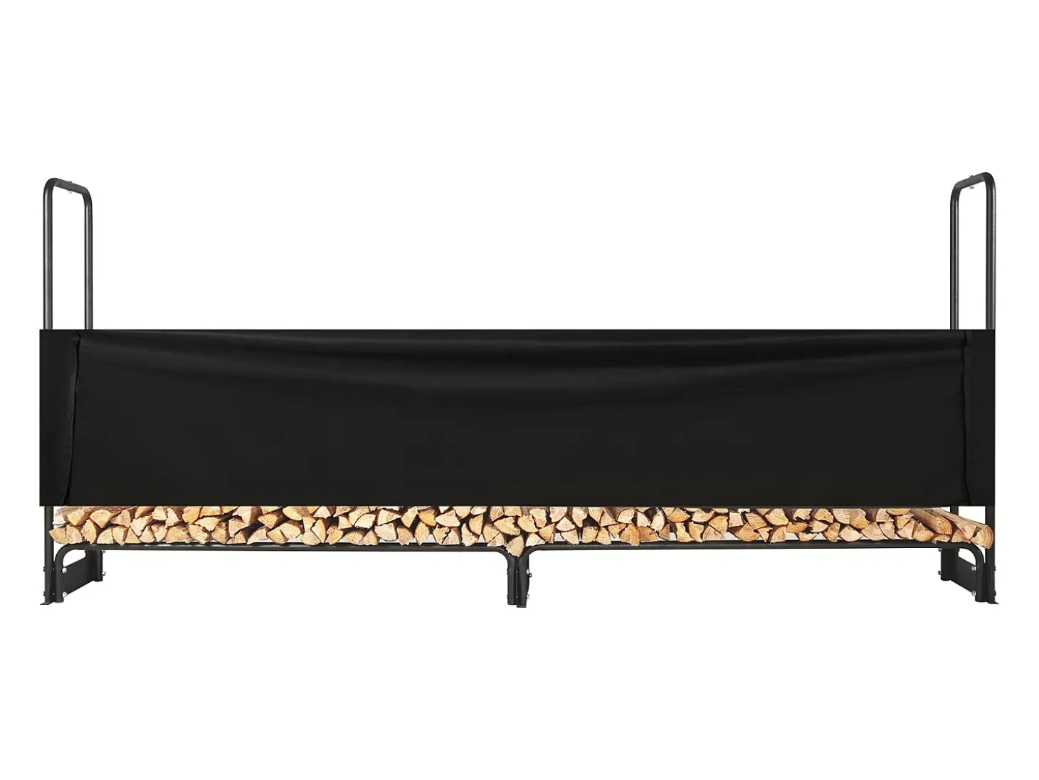 Leñero para Exterior SucceBuy de 2,6 M (8,5 Pies), 2,5 M (102 Pulgadas) x 36,6 M (14,2 Pulgadas) x 117,5 Cm (46,1 Pulgadas), con Tapa y Soporte Resistente.