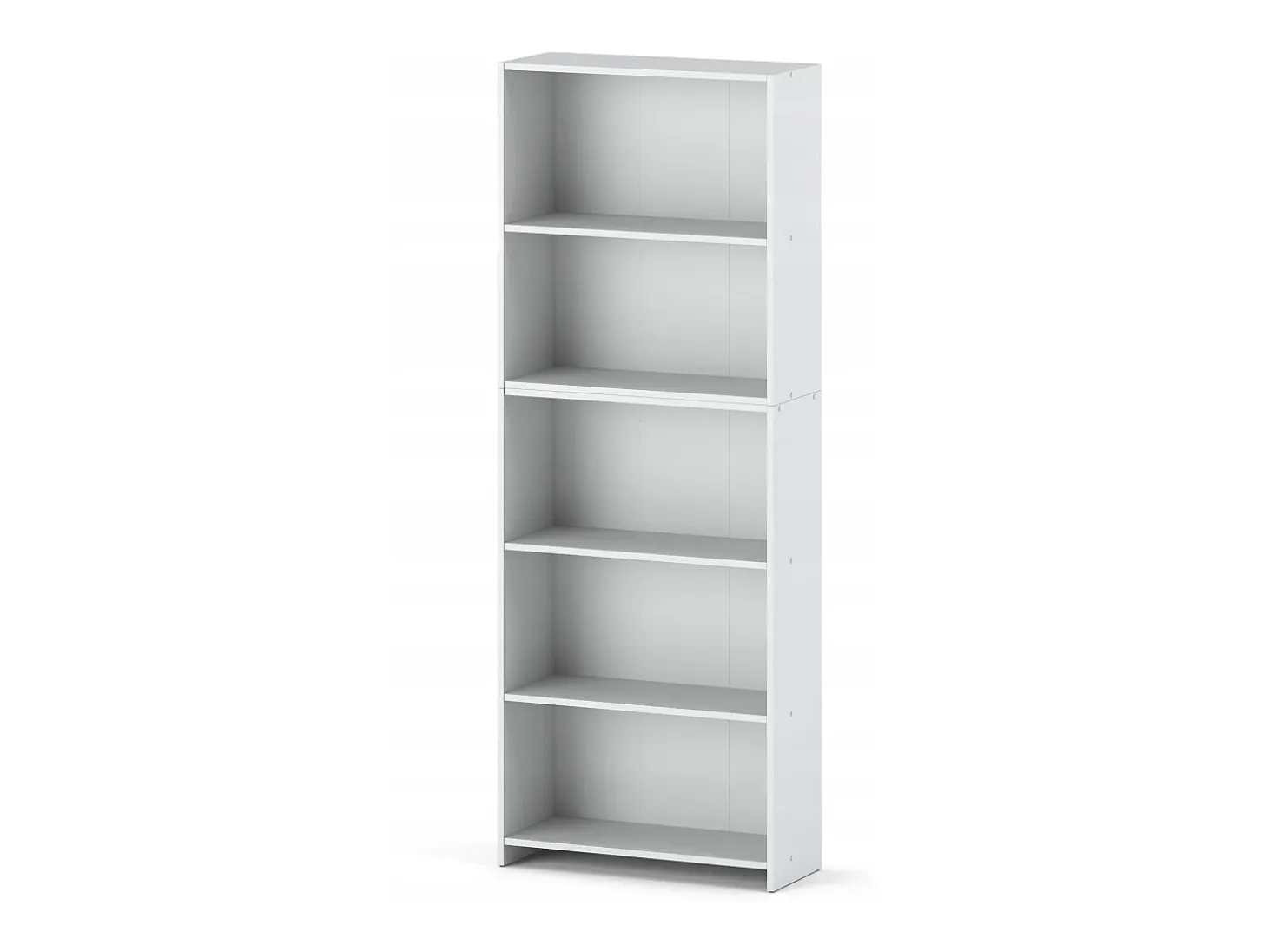 Librería - Estantería multifunción blanca 5 niveles 70X30x189cm - Para libros, juguetes y accesorios de oficina