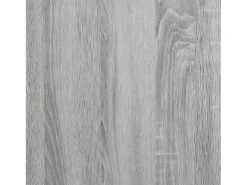 Librería 4 estantes madera ingeniería gris Sonoma 40x30x120 cm