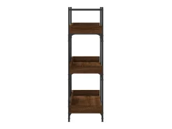 Librería 3 estantes madera ingeniería marrón 100x33x108,5 cm