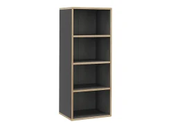 Librería antracita 40x30x100 tetrix