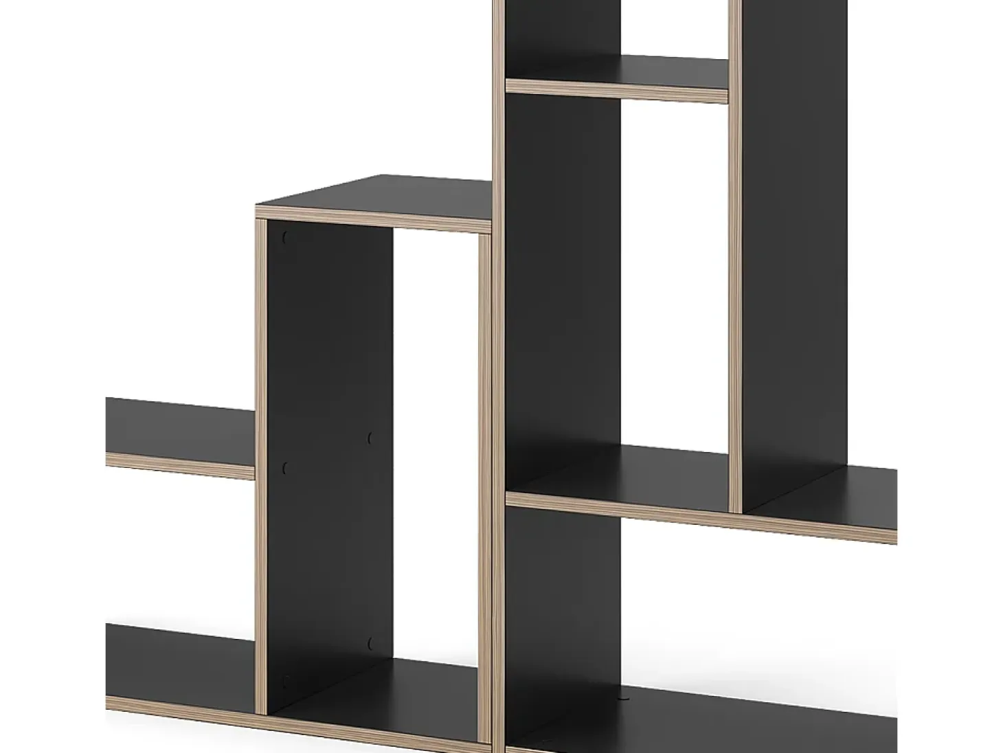 Librería antracita 112.8x30x56.4 tetrix