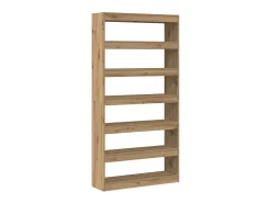 Librería Artesanal de Madera Maciza de Roble 100 x 30 x 198 cm