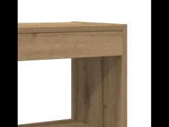 Librería Artesanal de Madera Maciza de Roble 100 x 30 x 198 cm