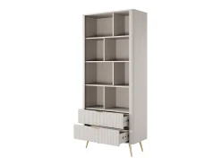 Librería: Bege, 88,2 x 38 x 193,8 cm