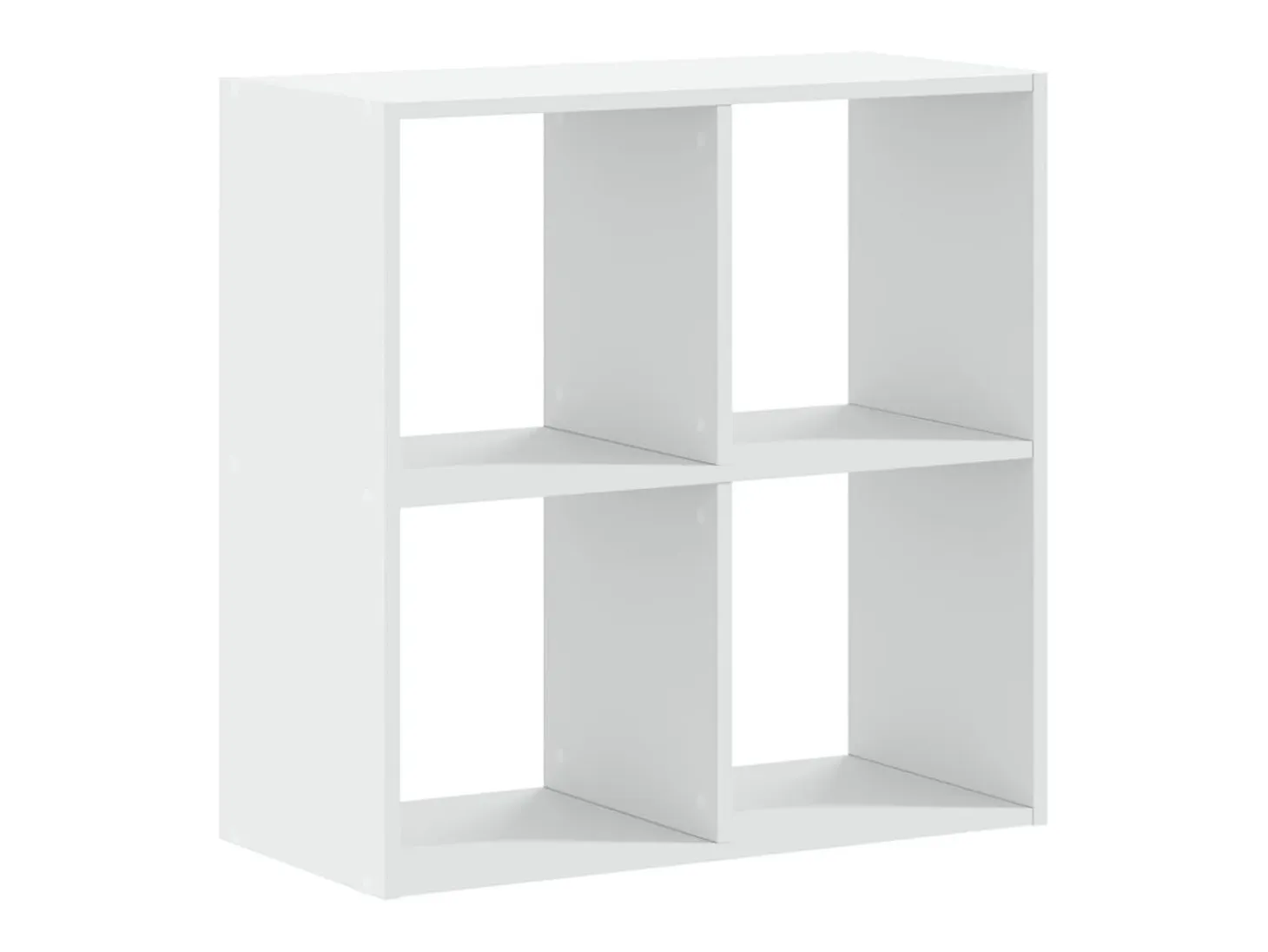 Librería blanca 68,5x32x68,5 cm madera contrachapada